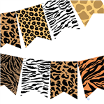 Banderín animal print